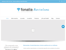 Tablet Screenshot of fonaliabarcelona.com